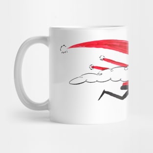 Running Santa Mug